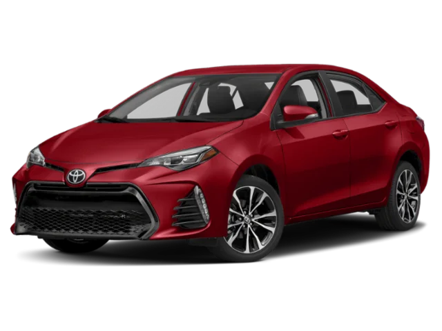 Used 2019 Barcelona Red Metallic Toyota SE image 1