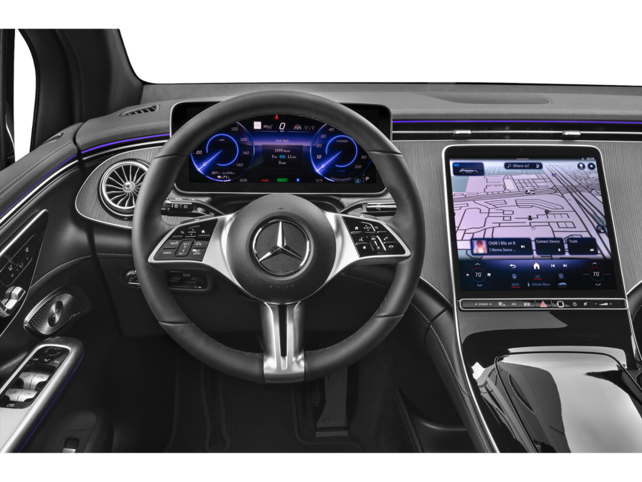 New 2027 Twilight Blue Metallic Mercedes-Benz EQE 320+ SUV image 4