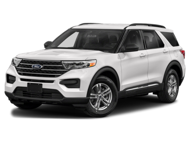 Used 2021 White Metallic Ford XLT image 1