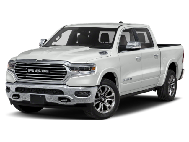 Used 2021 Ivory White Tri-Coat Pearlcoat Ram Longhorn image 1