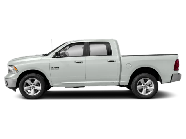 Used 2021 Bright White Clearcoat Ram SLT image 3