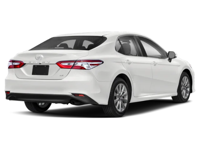 Used 2020 White Toyota LE image 2