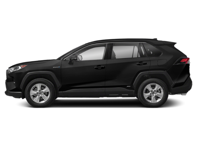 Used 2021 Midnight Black Metallic Toyota Hybrid XLE image 4