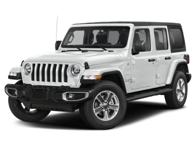 Used 2023 Bright White Clear Coat Jeep Sahara image 9