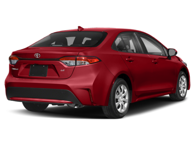 Used 2021 Red Toyota LE image 2