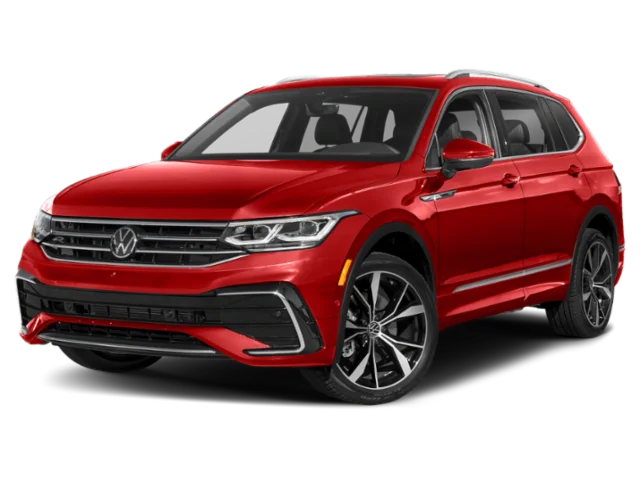 Used 2024 Red Volkswagen SEL R-Line image 1
