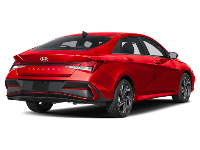 Ultimate Red 2025 Hyundai Elantra Sedan Front-Wheel Drive Continuously Variable Transmission