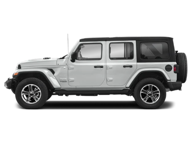 Used 2020 White Jeep Unlimited Sahara image 3
