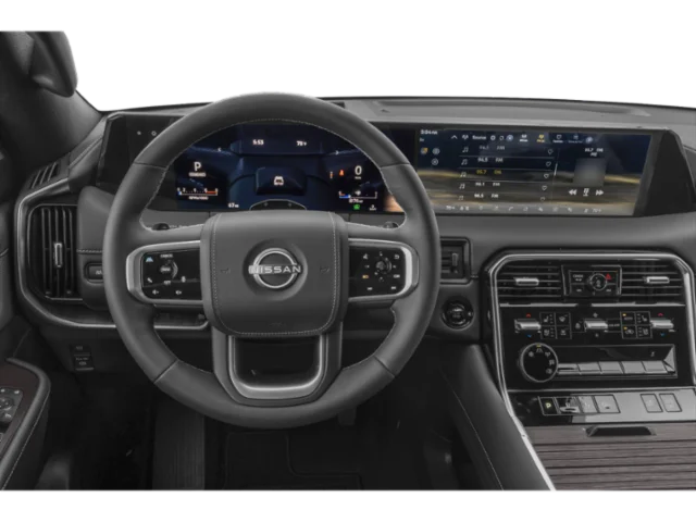 New 2026 Everest White TriCoat / Super Black Two-tone Nissan Platinum Reserve image 4