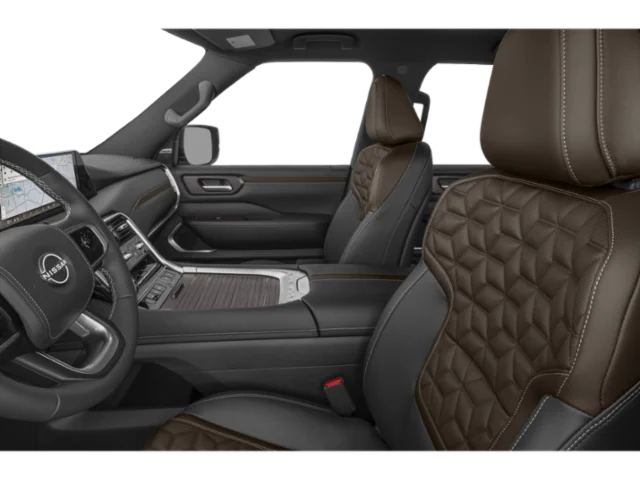 New 2026 Everest White TriCoat / Super Black Two-tone Nissan Platinum Reserve image 6