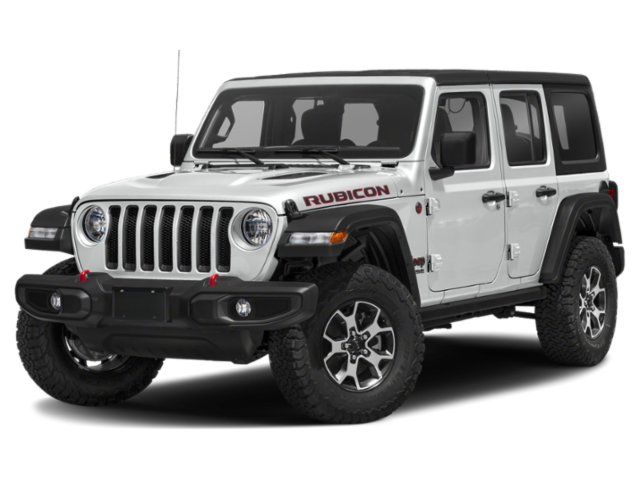 Used 2019 Bright White Clearcoat Jeep Rubicon image 1