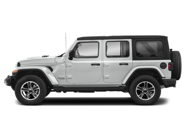 Used 2021 Bright White Clearcoat Jeep Unlimited Sahara High Altitude image 3