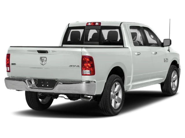 Used 2021 Bright White Clearcoat Ram SLT image 2