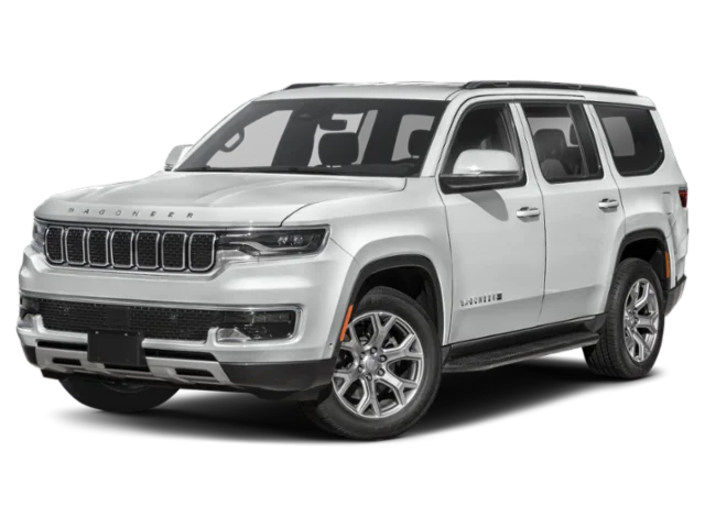 Used 2023 Bright White Clearcoat Jeep Series III image 1