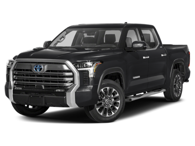 Used 2023 Midnight Black Metallic Toyota Limited Hybrid image 2