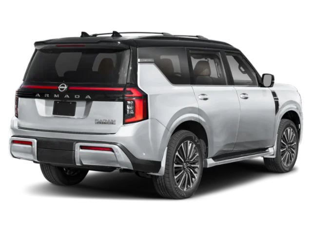 New 2026 Everest White Pearl Tricoat/Super Black Nissan Platinum Reserve image 2