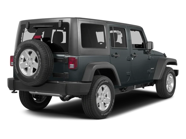 Used 2014 Gray Jeep Unlimited Sahara image 2