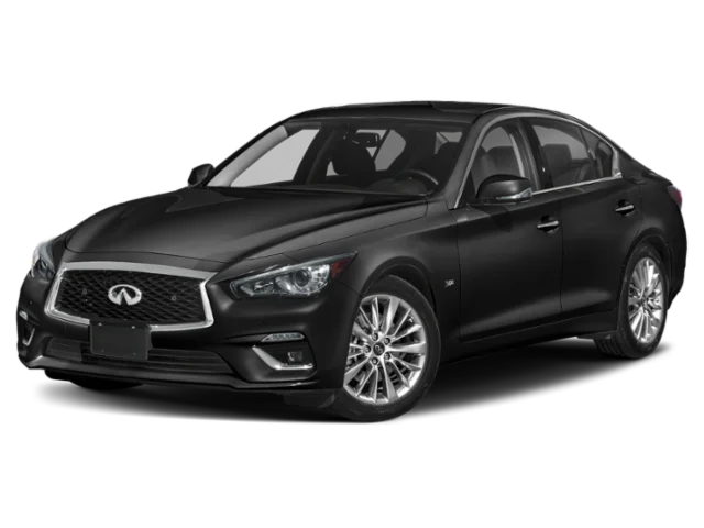 Used 2019 Black Obsidian (kh3) INFINITI 3.0T Luxe image 4