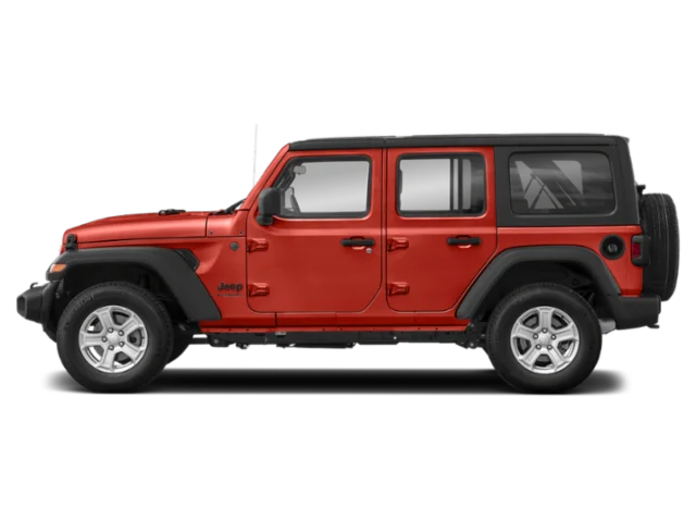 Used 2022 Red Jeep Unlimited Willys image 3