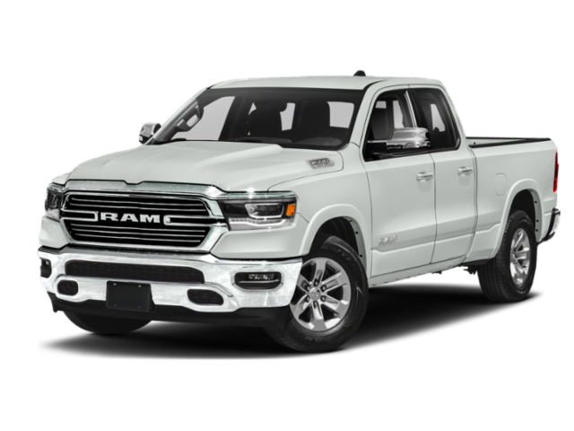 Used 2020 Bright White Clearcoat Ram Laramie image 1