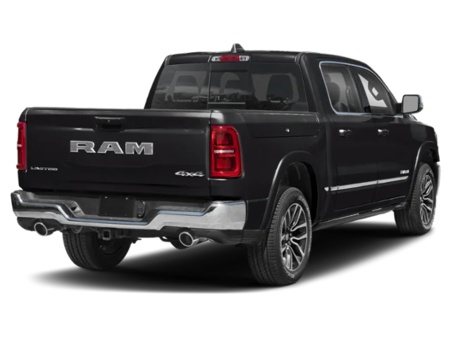 New 2027 Diamond Black Crystal Pearlcoat RAM Limited image 2