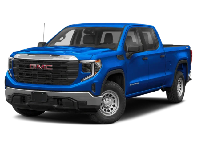 Used 2023 Dynamic Blue Metallic GMC AT4 image 1