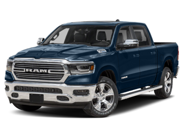 Used 2023 Patriot Blue Pearlcoat Ram Laramie 4x4 Crew Cab 5