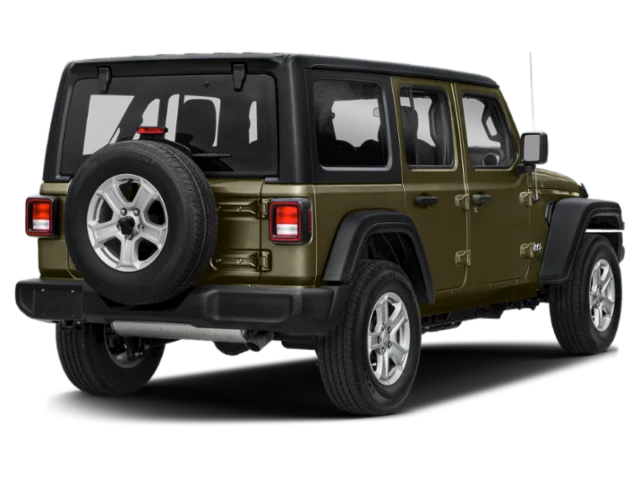Used 2021 Green Jeep Unlimited Willys image 2