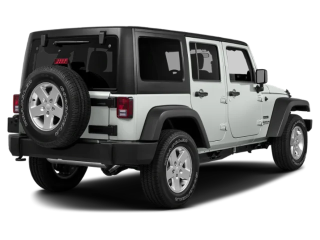 Used 2018 White Jeep Unlimited Sport image 2