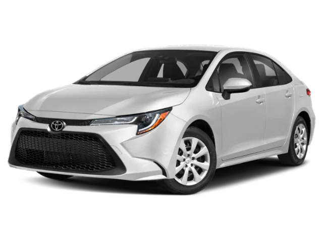 Used 2021 White Toyota LE image 1