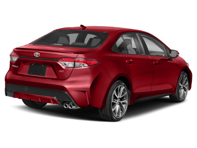 Used 2020 Barcelona Red Metallic Toyota SE image 4