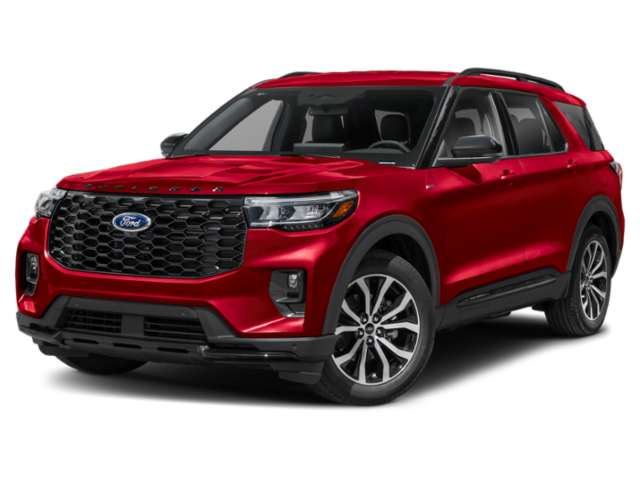 Rapid Red Metallic Tinted Clearcoat 2026 Ford Explorer ST-Line RWD SUV / Crossover Rear-Wheel Drive Automatic