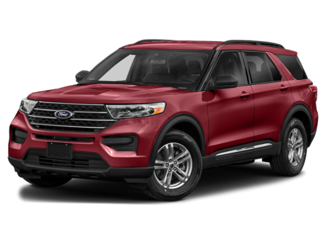 Used 2021 Rapid Red Metallic Tinted Clearcoat Ford XLT image 6