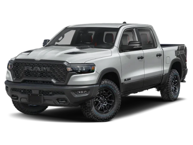 Used 2025 Billet Silver Metallic Clearcoat Ram REBEL image 2