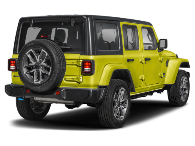 Used 2024 Yellow Jeep Sahara 4xe image 2