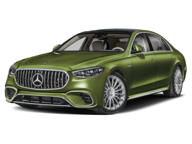 New 2024 MANUFAKTUR Olive Metallic Mercedes-Benz AMG® S 63 E 4MATIC® Sedan image 1