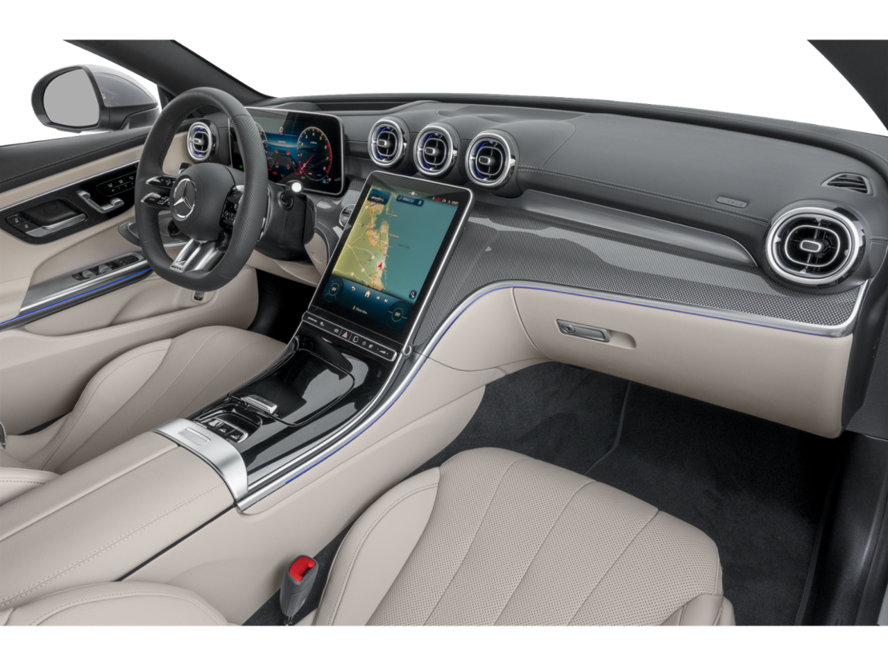 New 2027 MANUFAKTUR Moonlight White Metallic Mercedes-Benz AMG® CLE 53 4MATIC+ Cabriolet image 12