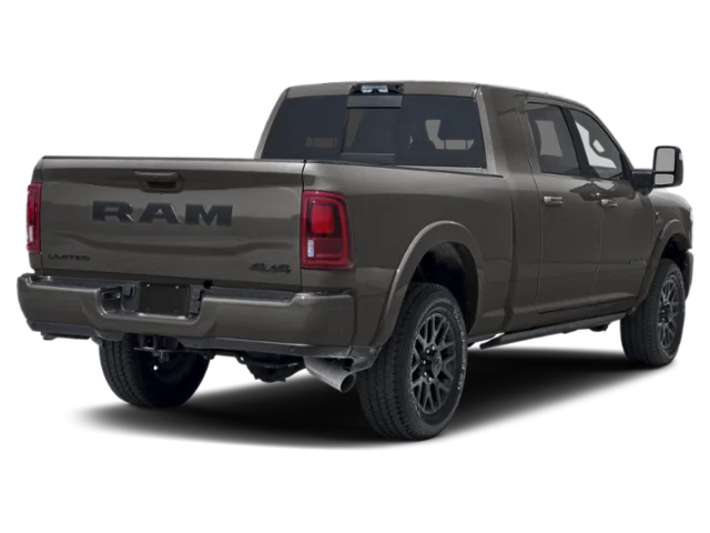 New 2026 Granite Crystal Metallic Clear Coat RAM Limited Longhorn Mega Cab 4x4 8