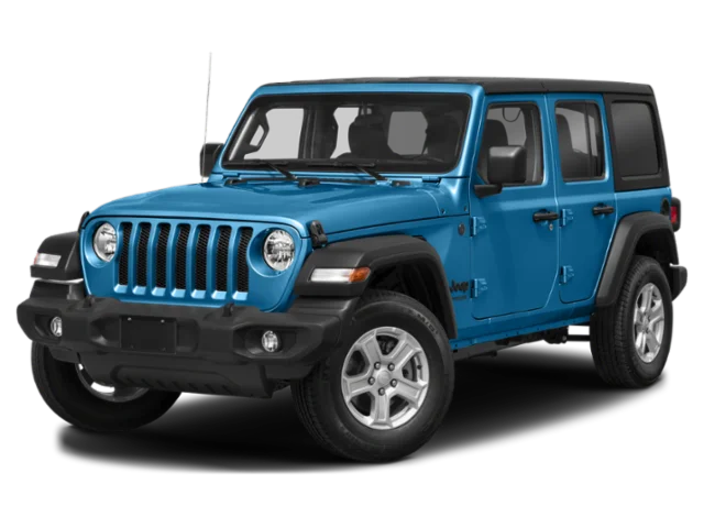 Used 2023 Hydro Blue Pearl Coat Jeep Freedom image 1