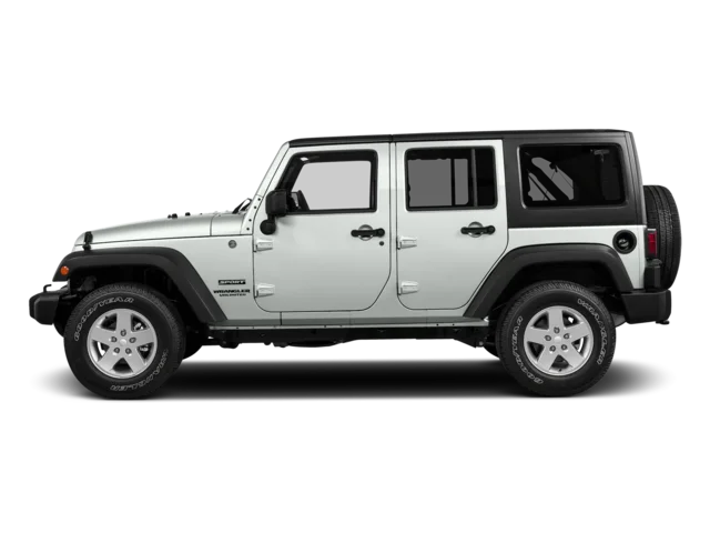 Used 2017 White Jeep Unlimited Sport image 3