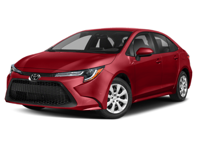Used 2021 Red Toyota LE image 1