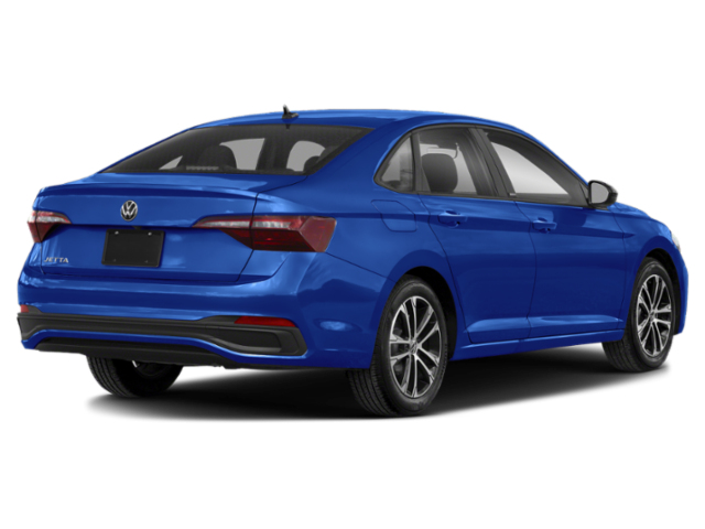 Used 2022 Blue Metallic Volkswagen 1.5T Sport image 2
