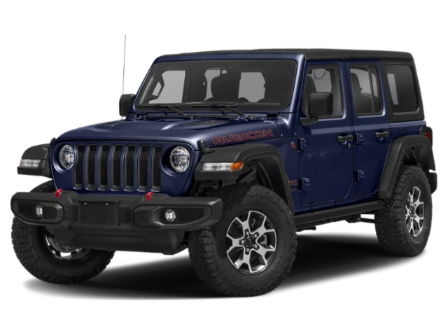 Used 2020 Blue Jeep Unlimited Rubicon image 3