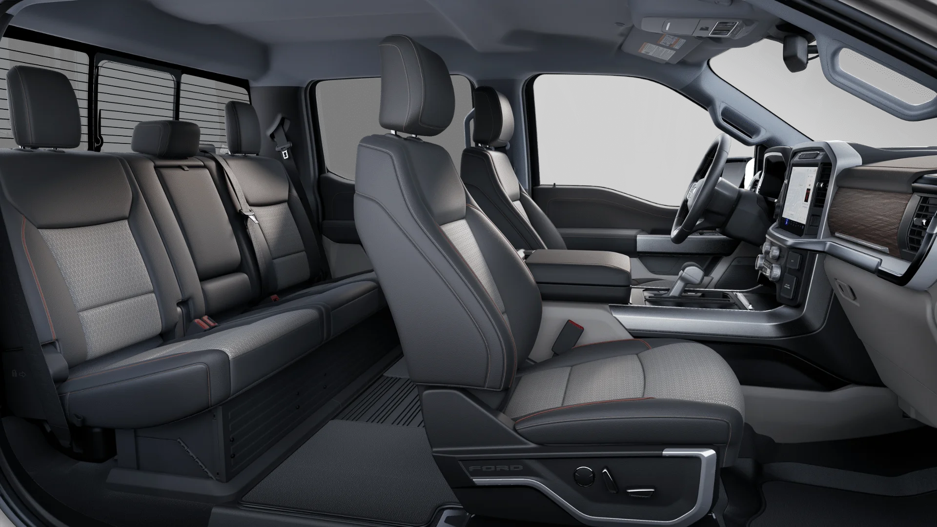 New 2025 Star White Metallic Tri-Coat Ford Lariat® image 56