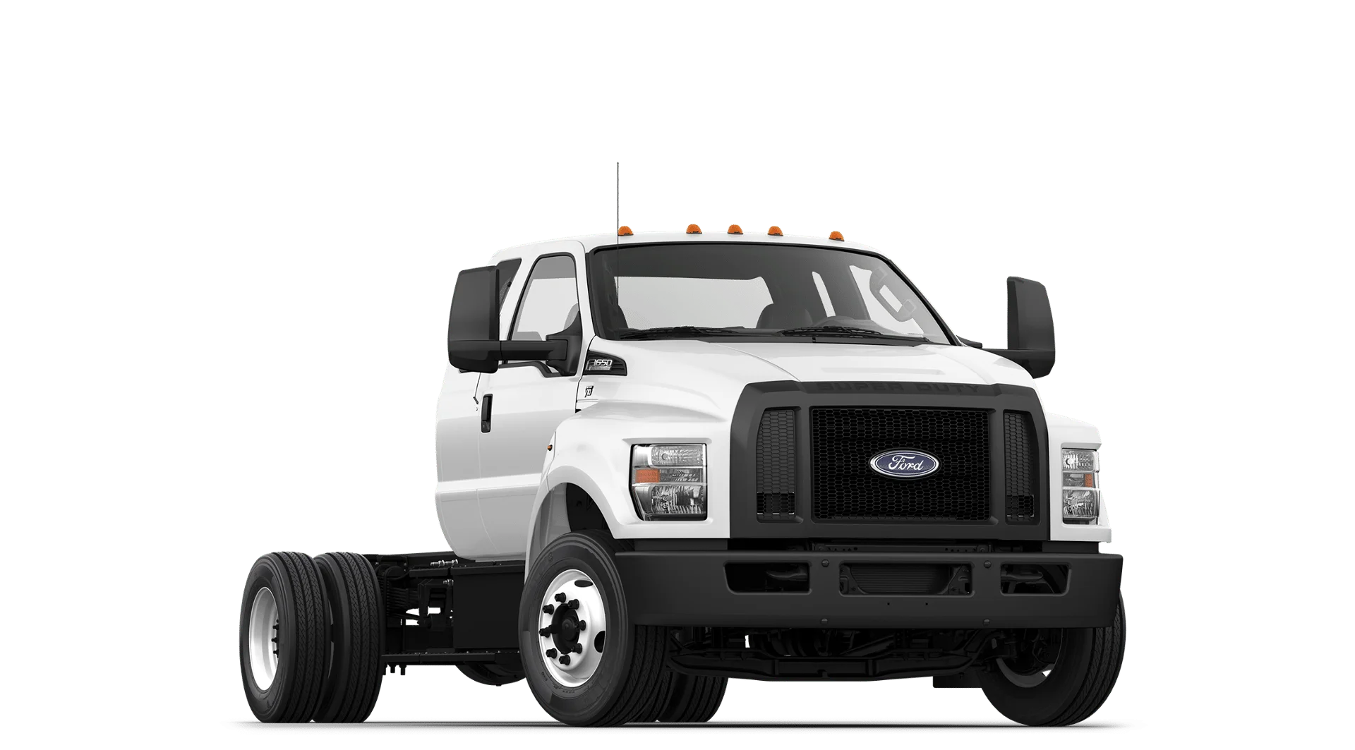New 2027 Oxford White Ford F-650 SD Gas Straight Frame image 3