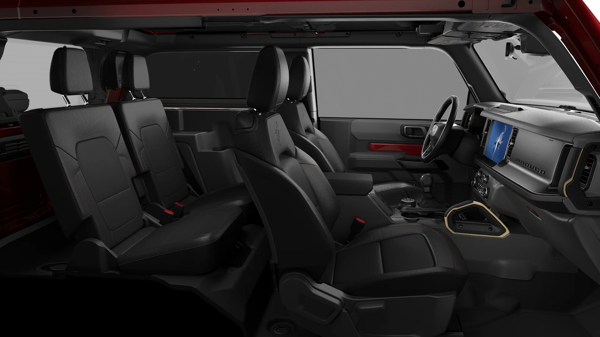 New 2026 Ruby Red Metallic Tinted Clearcoat Ford Badlands - MANAGER DEMO image 67