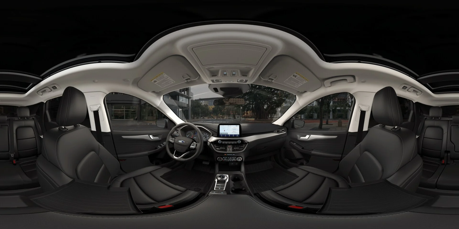 New 2022 Star White Metallic Tri-coat Ford SEL image 8