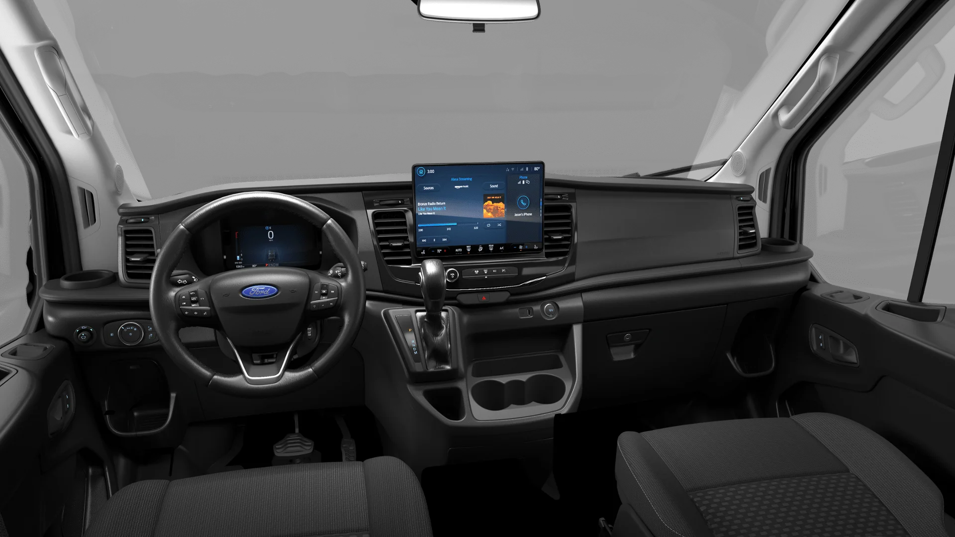 New 2026 Agate Black Metallic Ford Passenger Van XLT image 7