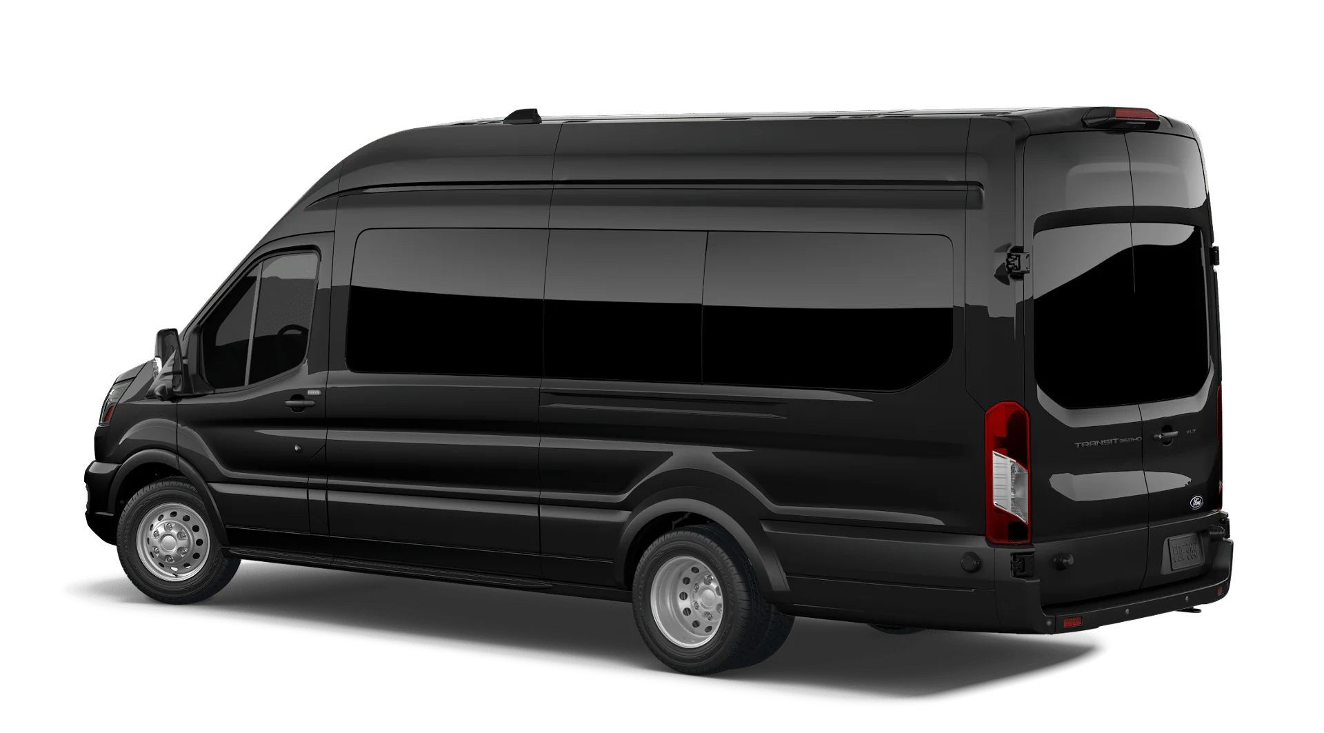 New 2026 Agate Black Metallic Ford Passenger Van XLT image 2
