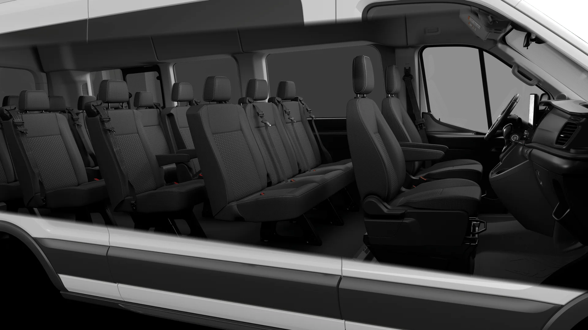New 2027 Oxford White Ford Passenger Van XLT image 6